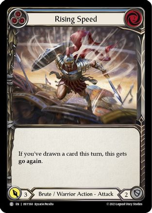 Vitesse croissante (bleu) (HVY168) - Heavy Hitters