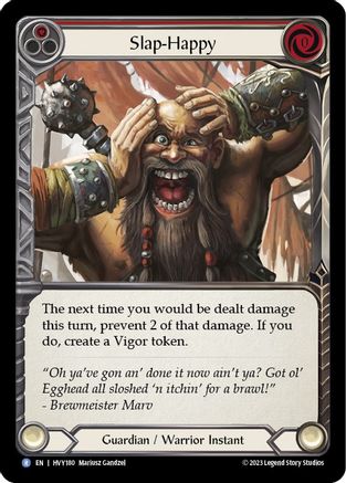 Slap-Happy (HVY180) - Feuille arc-en-ciel Heavy Hitters