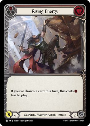 Énergie montante (rouge) (HVY183) - Poids lourds