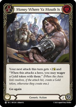 L'argent là où tu parles (jaune) (HVY236) - Heavy Hitters