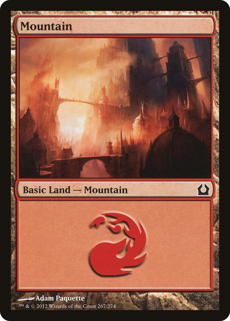 Mountain (267) (RTR-267) - Return to Ravnica Foil
