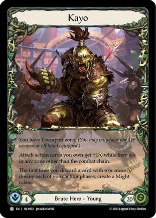 Kayo // Rhinar (HVY002) - Frappeurs lourds