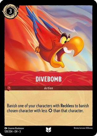 Divebomb (128/204) - Dans les Inklands Cold Foil