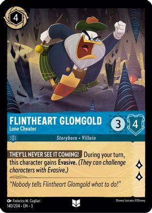 Flintheart Glomgold - Lone Cheater (140/204) - Dans les Inklands Cold Foil