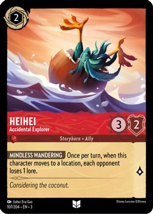HeiHei - Accidental Explorer (107/204) - Dans les Inklands Cold Foil