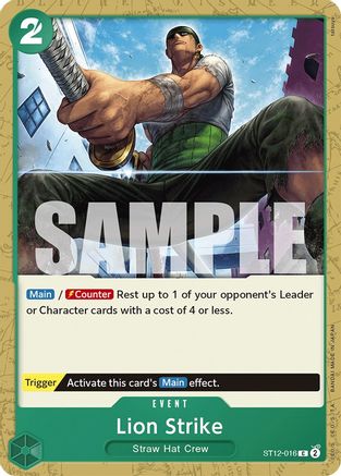 Lion Strike (ST12-016) - Deck de démarrage 12 : Zoro et Sanji