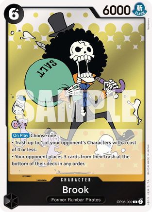 Brook (OP06-092) - Les ailes du capitaine Foil