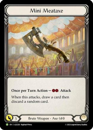 Mini Meataxe - LGS238 (LGS238) - Chair et sang : cartes promotionnelles arc-en-ciel