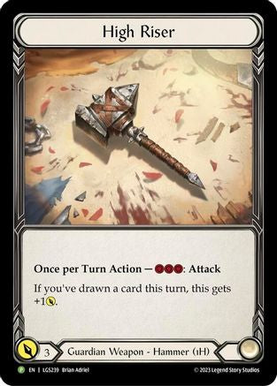 High Riser - LGS239 (LGS239) - Chair et sang : cartes promotionnelles Rainbow Foil