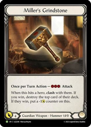 Miller's Grindstone - LGS240 (LGS240) - Chair et sang : cartes promotionnelles arc-en-ciel