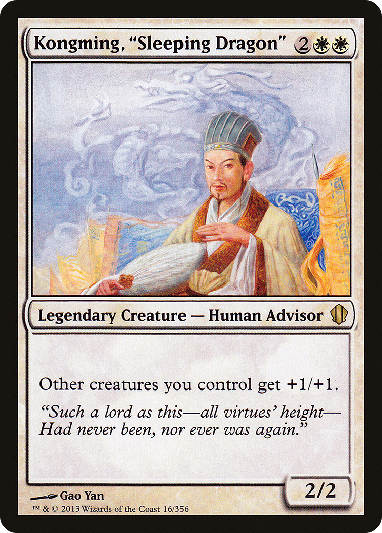 Kongming, « Dragon endormi » (C13-016) - Commander 2013