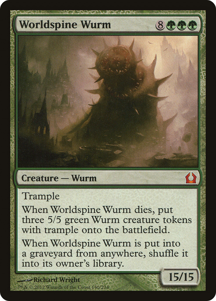 Worldspine Wurm (RTR-140) - Return to Ravnica