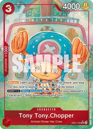 Tony Tony.Chopper (Art alternatif) (EB01-006) - Booster supplémentaire : Collection commémorative