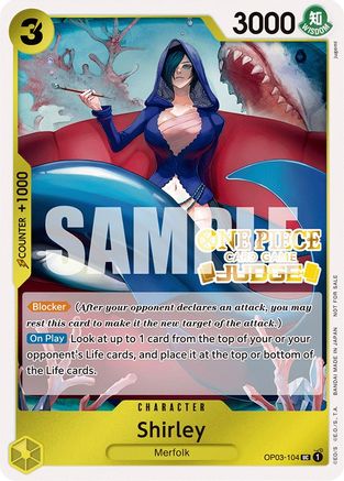 Shirley (Judge Pack Vol. 3) (OP03-104) - Cartes promotionnelles One Piece Foil