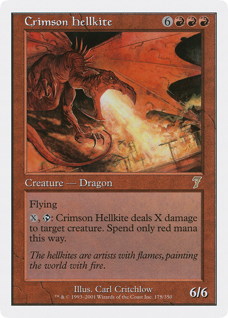 Crimson Hellkite (7ED-178) - Septième édition