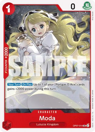 Moda (OP07-014) - 500 ans dans le futur