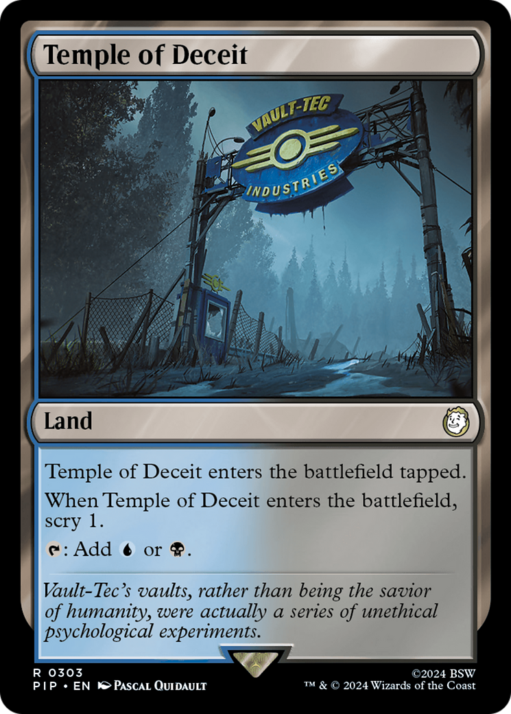 Temple de la tromperie (PIP-303) - Fallout