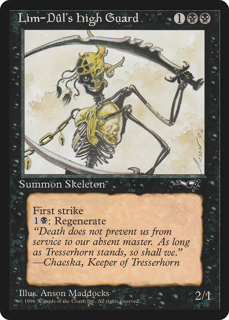 Haute Garde de Lim-Dûl (ALL-55B) - Alliances