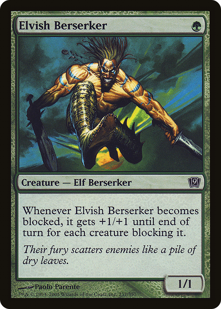 Elvish Berserker (9ED-237★) - Ninth Edition Foil