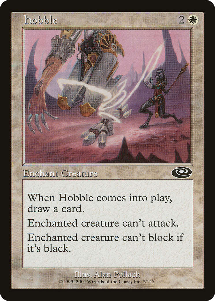 Hobble (PLS-007) - Feuille de changement de plan