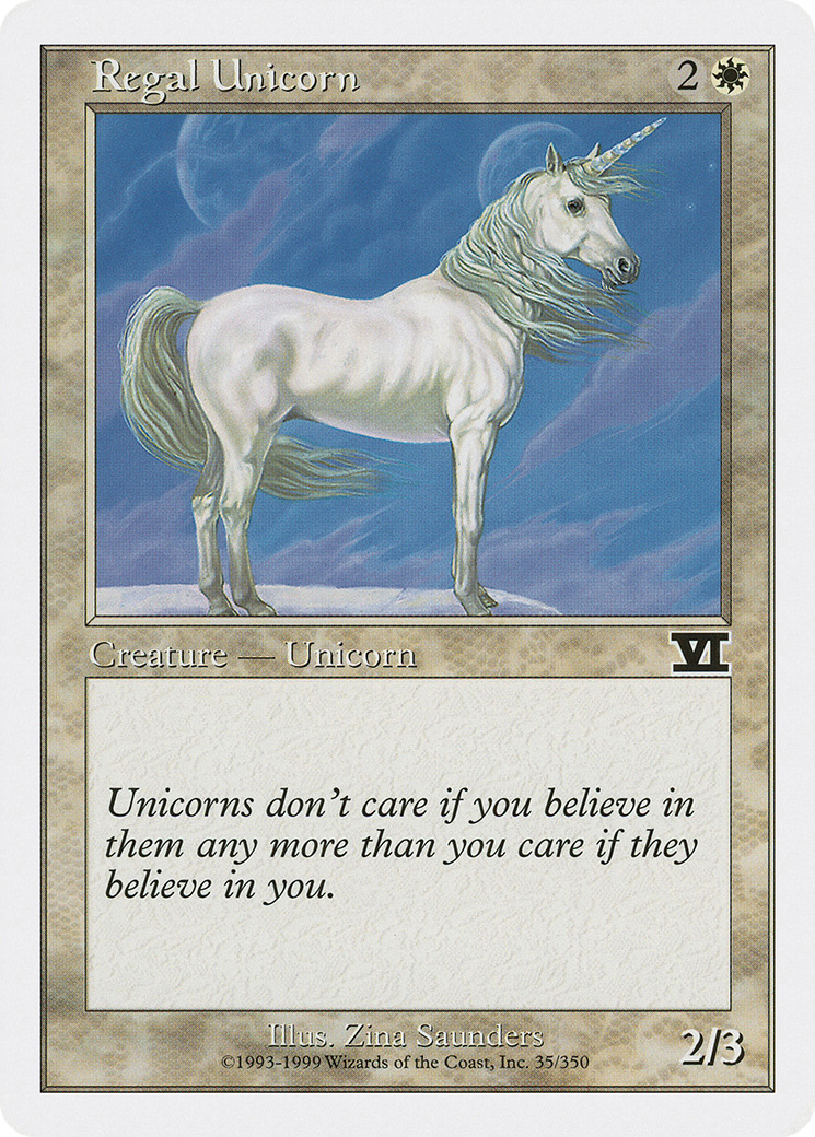 Licorne royale (6ED-035) - Sixième édition classique