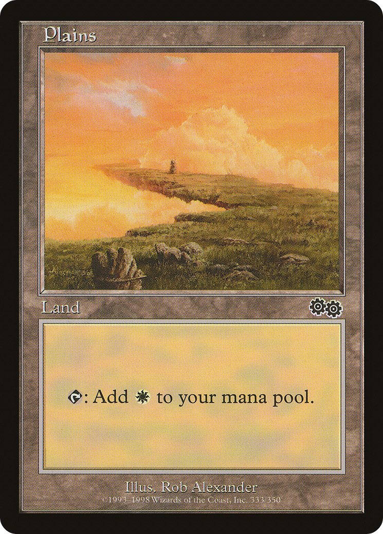 Plains (333) (USG-333) - Urza's Saga