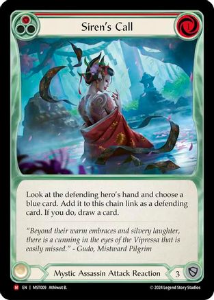L'appel de la sirène (MST009) - Feuille arc-en-ciel de Part the Mistveil