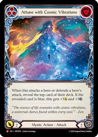 Harmonisez-vous avec les vibrations cosmiques (MST075) - Feuille arc-en-ciel de séparation du voile de brume