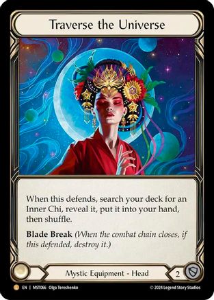 Traverser l'univers (MST066) - Feuille arc-en-ciel de séparation du voile de brume