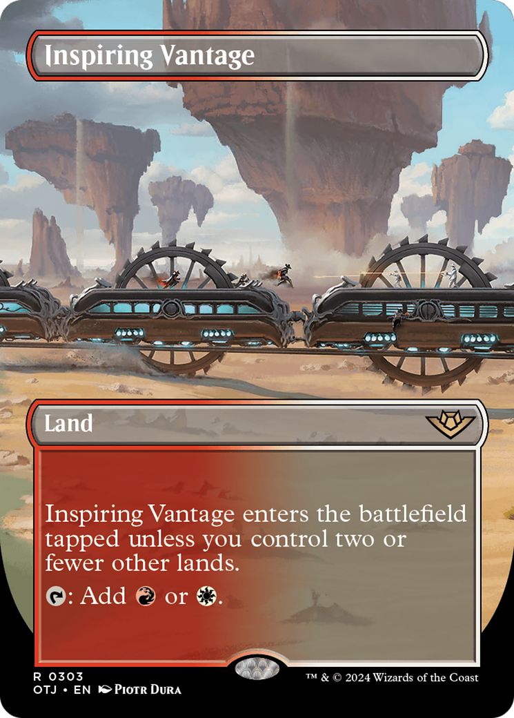 Inspiring Vantage (OTJ-303) - Outlaws of Thunder Junction (sans bordure)