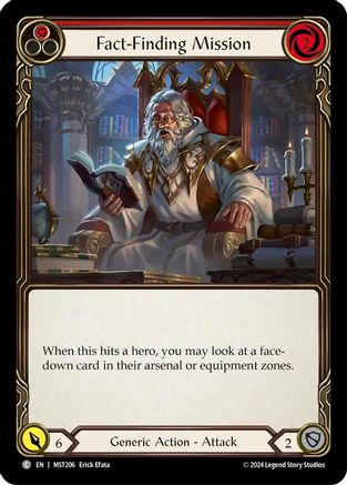 Mission d'enquête (rouge) (MST206) - Feuille arc-en-ciel « Part the Mistveil »