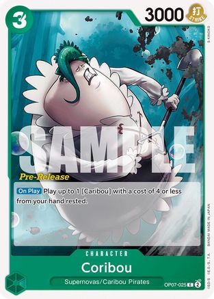 Coribou (OP07-025) - Cartes de pré-lancement 500 ans dans le futur
