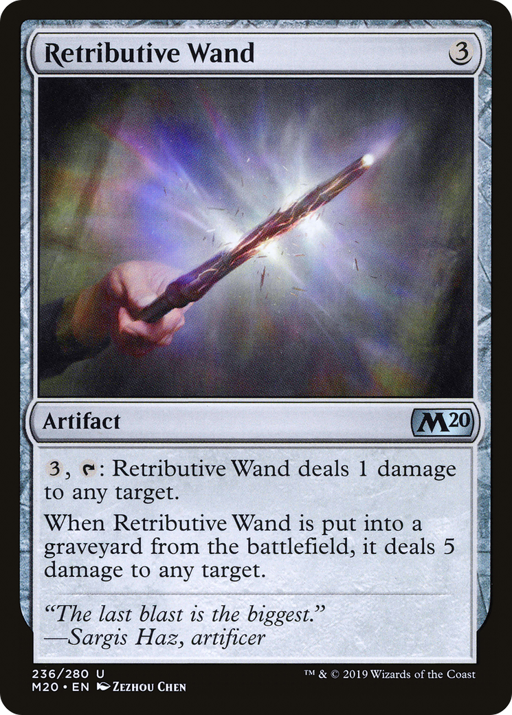 Retributive Wand (M20-236) - Core Set 2020