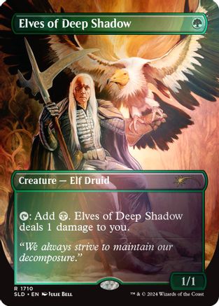 Elves of Deep Shadow (Rainbow Foil) (SLD-1710) - Secret Lair Drop Series Foil