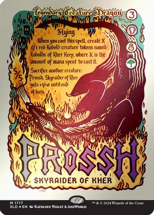 Prossh, Skyraider of Kher (Rainbow Foil) (SLD-1717) - Secret Lair Drop Series Foil