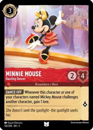 Minnie Mouse - Danseuse éblouissante (126/204) - Ciels scintillants