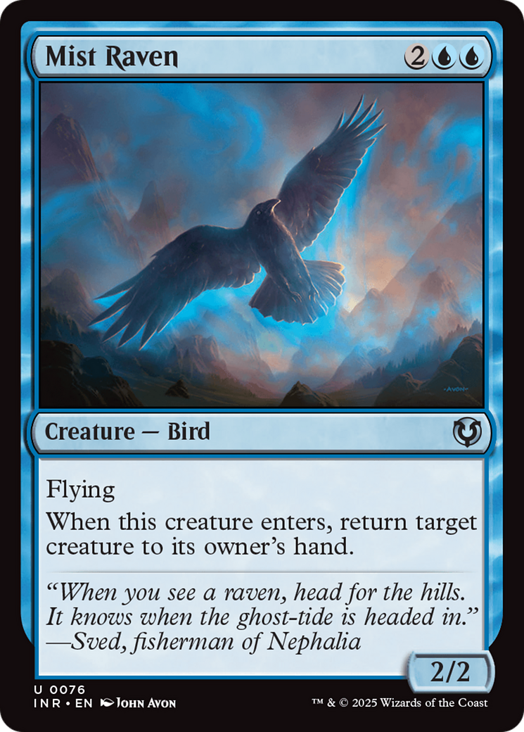 Mist Raven (INR-076) - Innistrad Remastered