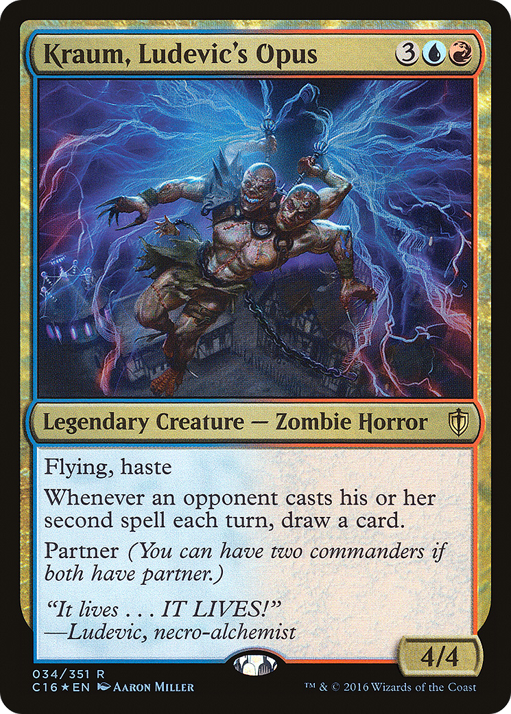 Kraum, Opus de Ludevic (C16-034) - Commander 2016 Foil