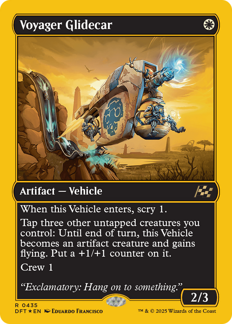 Voyager Glidecar (First-Place Foil) (-435) - Aetherdrift