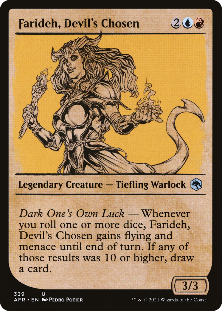 Farideh, Devil's Chosen (Showcase) (AFR-339) - Adventures in the Forgotten Realms: (Showcase) Foil