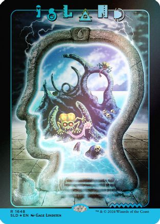 Île (1648) (Rainbow Foil) (SLD-1648) - Secret Lair Drop Series Foil