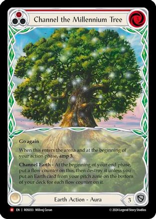 Canalisez l'Arbre du Millénaire (ROS033) - Feuille arc-en-ciel Rosetta