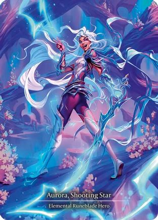 Aurora, étoile filante (Marvel) (ROS007) - Feuille d'aluminium à froid Rosetta