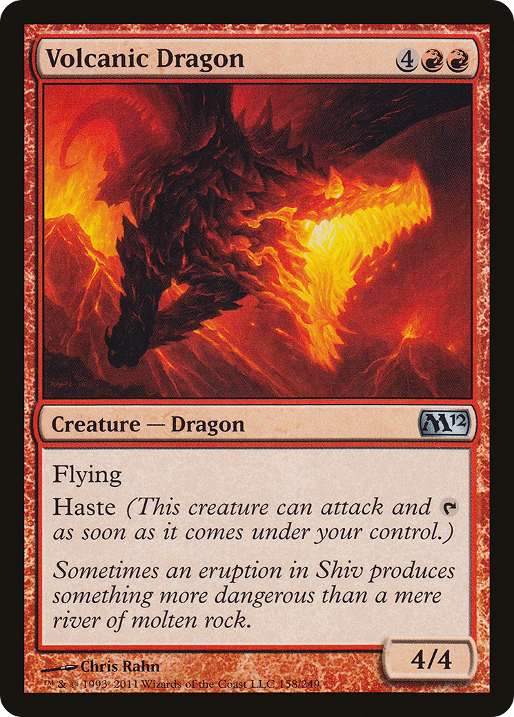 Dragon volcanique (M12-158) - Magic 2012
