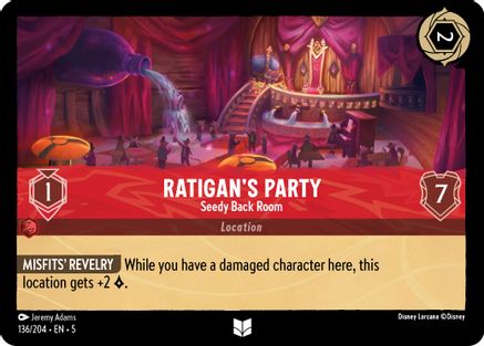 La fête de Ratigan - Arrière-salle miteuse (136/204) - Ciels chatoyants