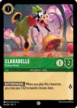 Clarabelle - Clumsy Guest (86/204) - Ciels chatoyants Feuille froide