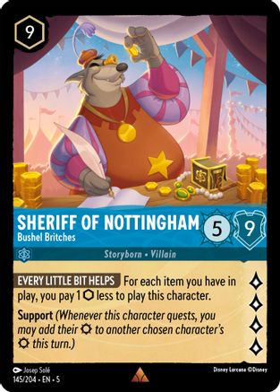 Shérif de Nottingham - Bushel Britches (145/204) - Ciels chatoyants