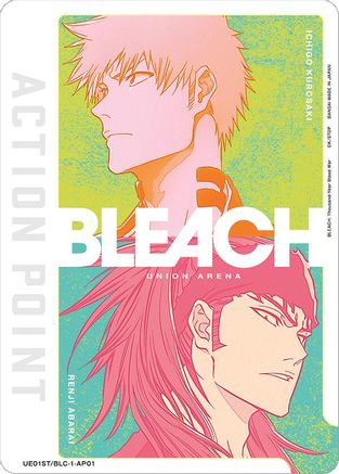 Action Point Card (AP01) (Ichigo Kurosaki/Renji Abarai) (UE01ST/BLC-1-AP01) - BLEACH ThousandYear Blood War Starter Deck