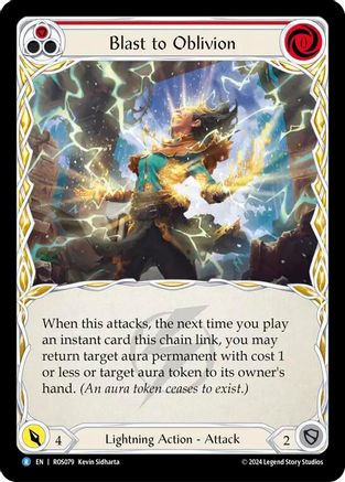 Blast to Oblivion (Rouge) (ROS079) - Rosetta Rainbow Foil