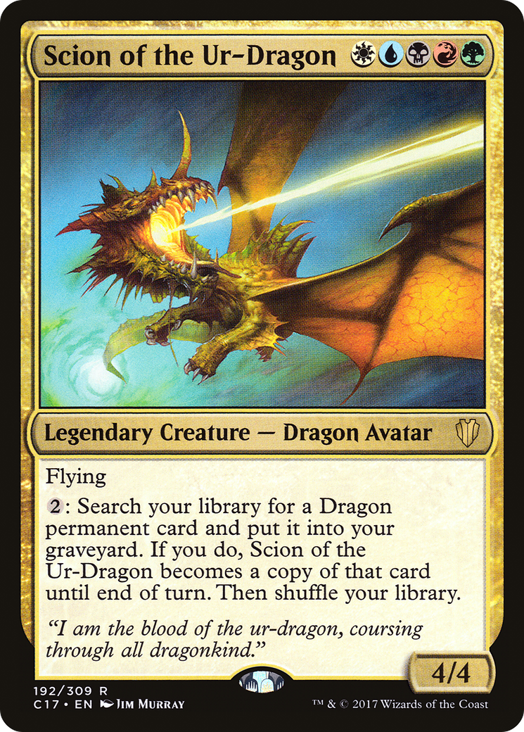 Scion de l'Ur-Dragon (C17-192) - Commandant 2017